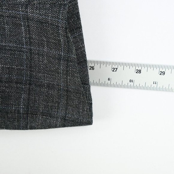 Modern Hickey Freeman Custom Sport Coat Men 53R Knit Wool USA Suit Jacket Gray - Picture 11 of 12